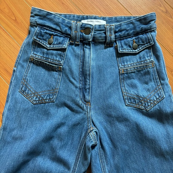 Gerard Darel Wide Leg Flare Jeans - Picture 2 of 8